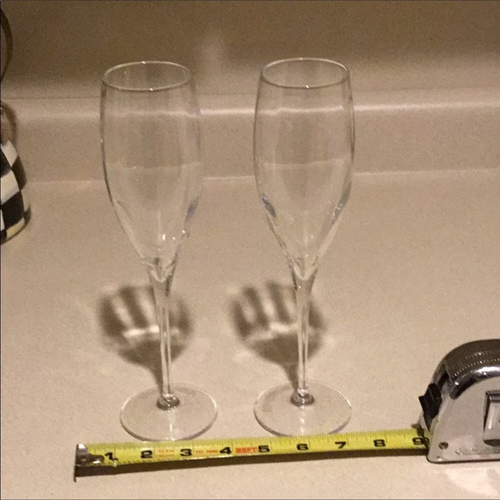 New 2 Disaronno champagne glasses